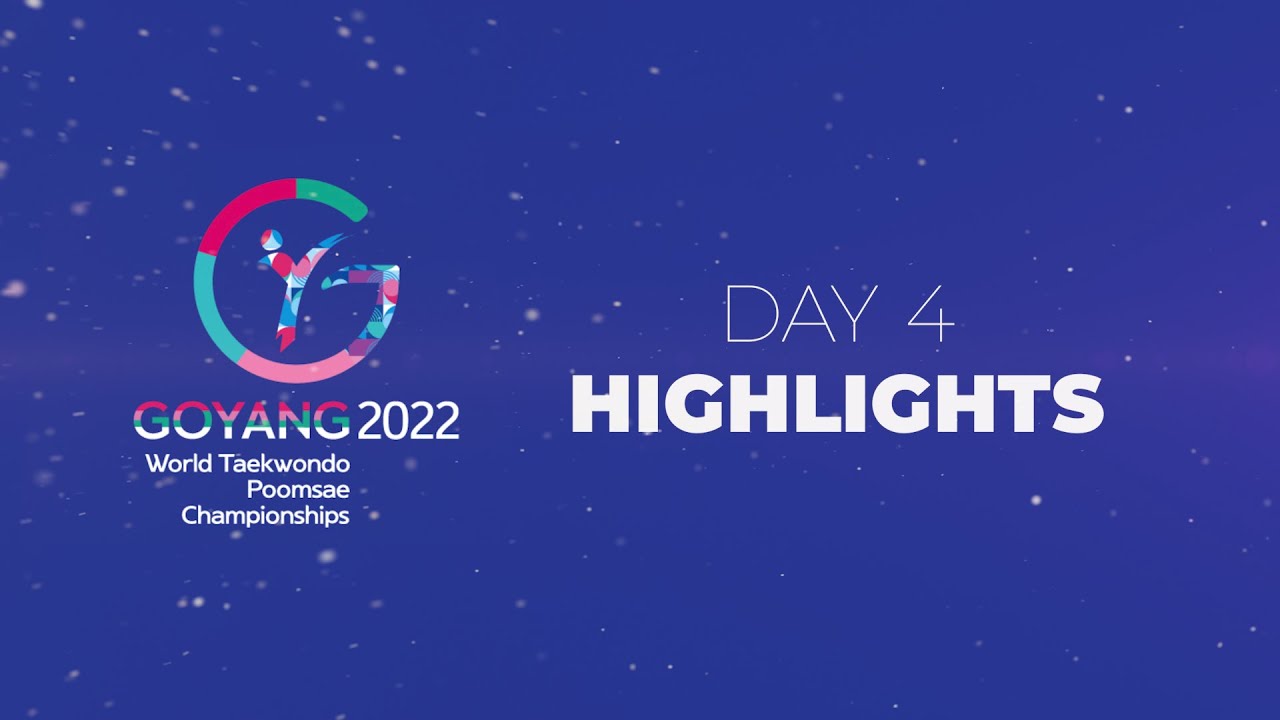 Day 4 Highlights! Goyang 2022 World Taekwondo Poomsae Championships! backdrop