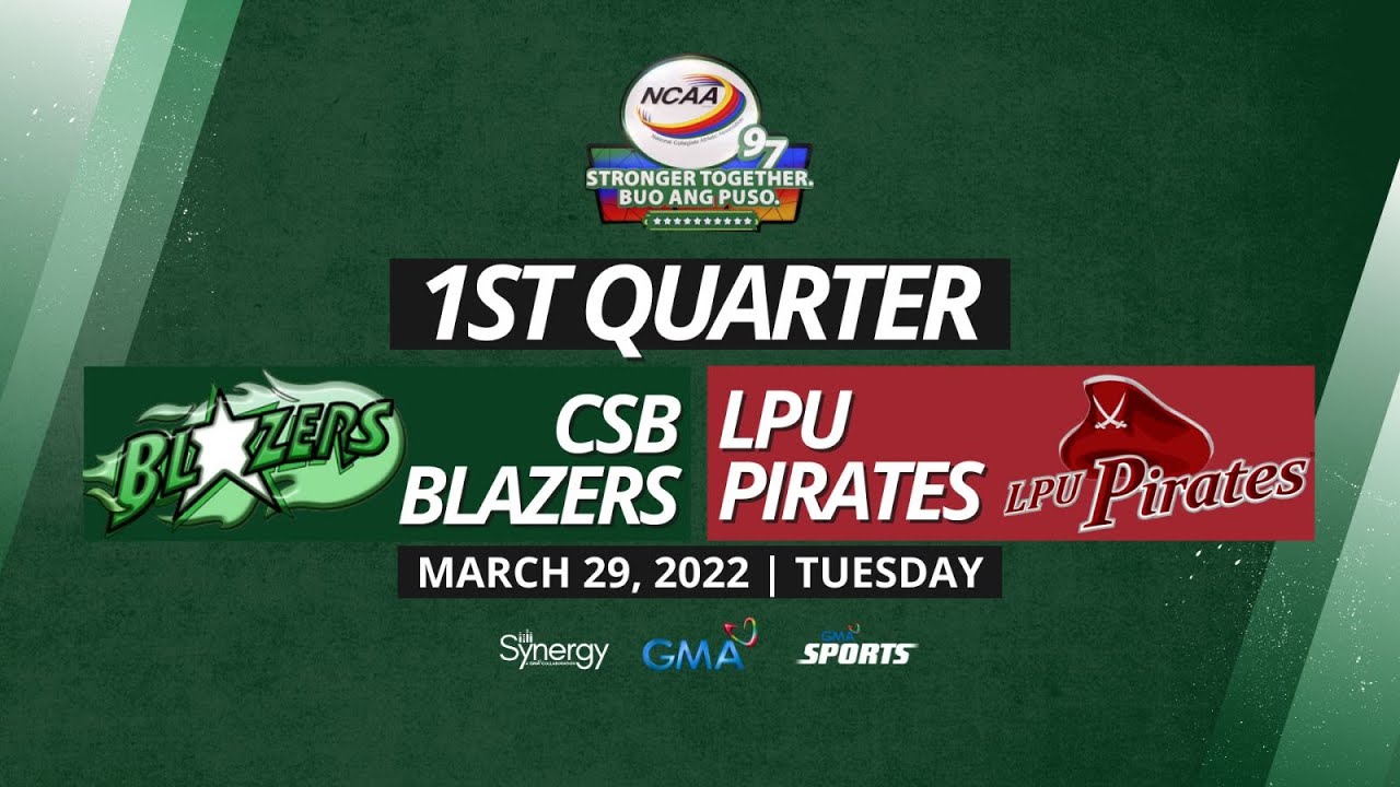 CSB vs. Lyceum | First Quarter | NCAA Season 97 background