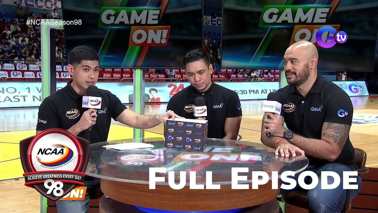 NCAA Season 98 | 'Prove me right or wrong' with NCAA hosts | Game On: Oct. 2, 2022 (Full episode) background