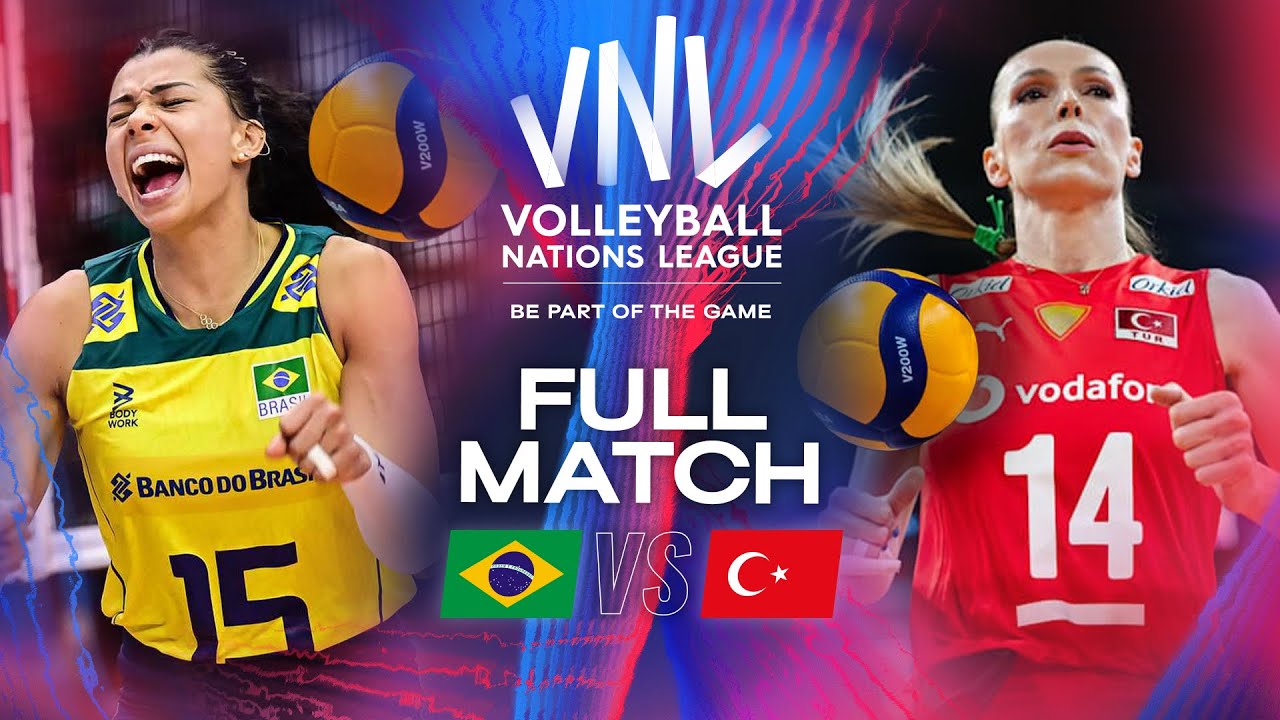 Brazil 🇧🇷 vs. Türkiye 🇹🇷 - VNL 2024 | Full Match - Week 3 background