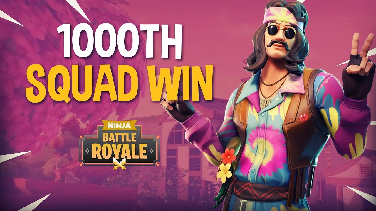 1000th Squad Win!! - Fortnite Battle Royale Gameplay - Ninja background