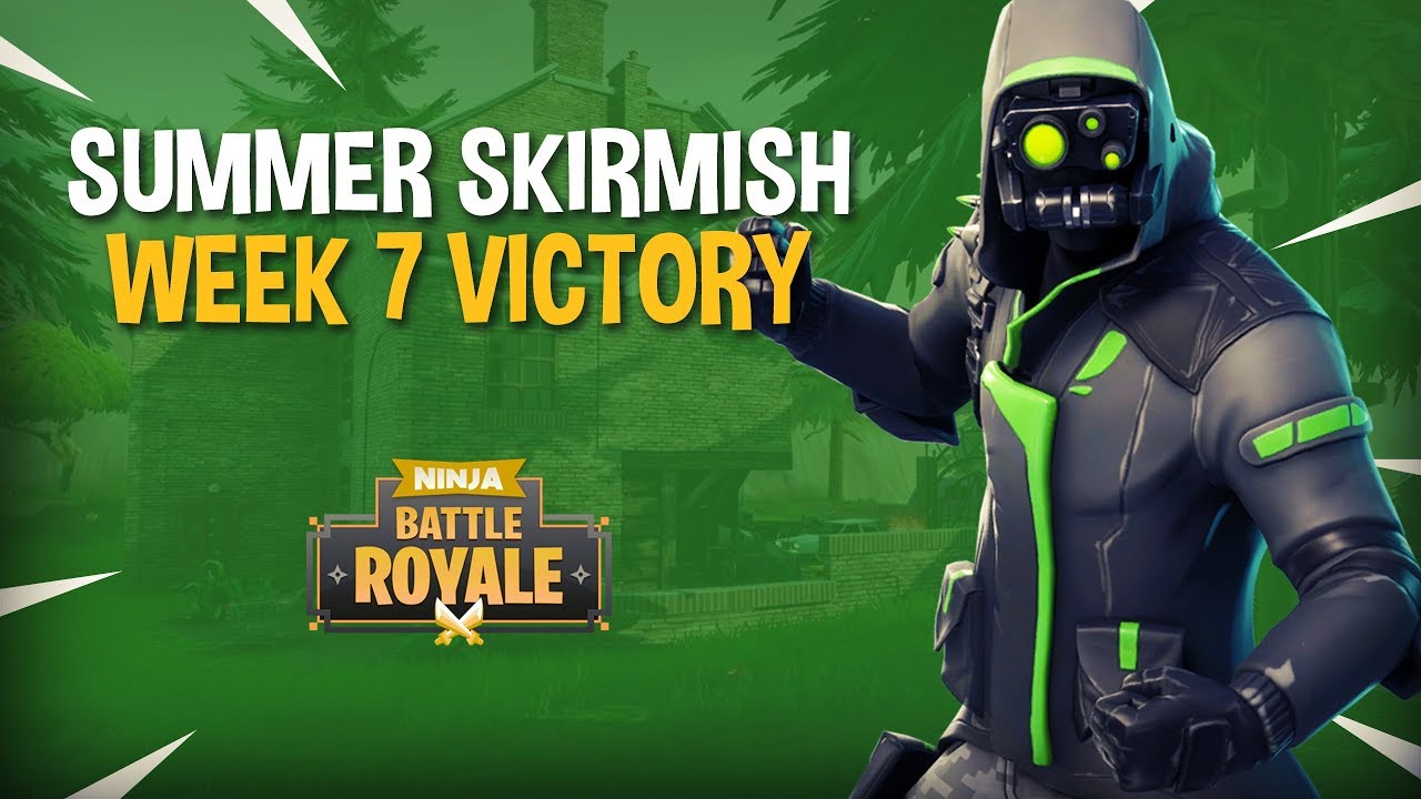 Summer Skirmish Week 7 Victory!! - Fortnite Tournament Gameplay - Ninja & Dr Lupo background