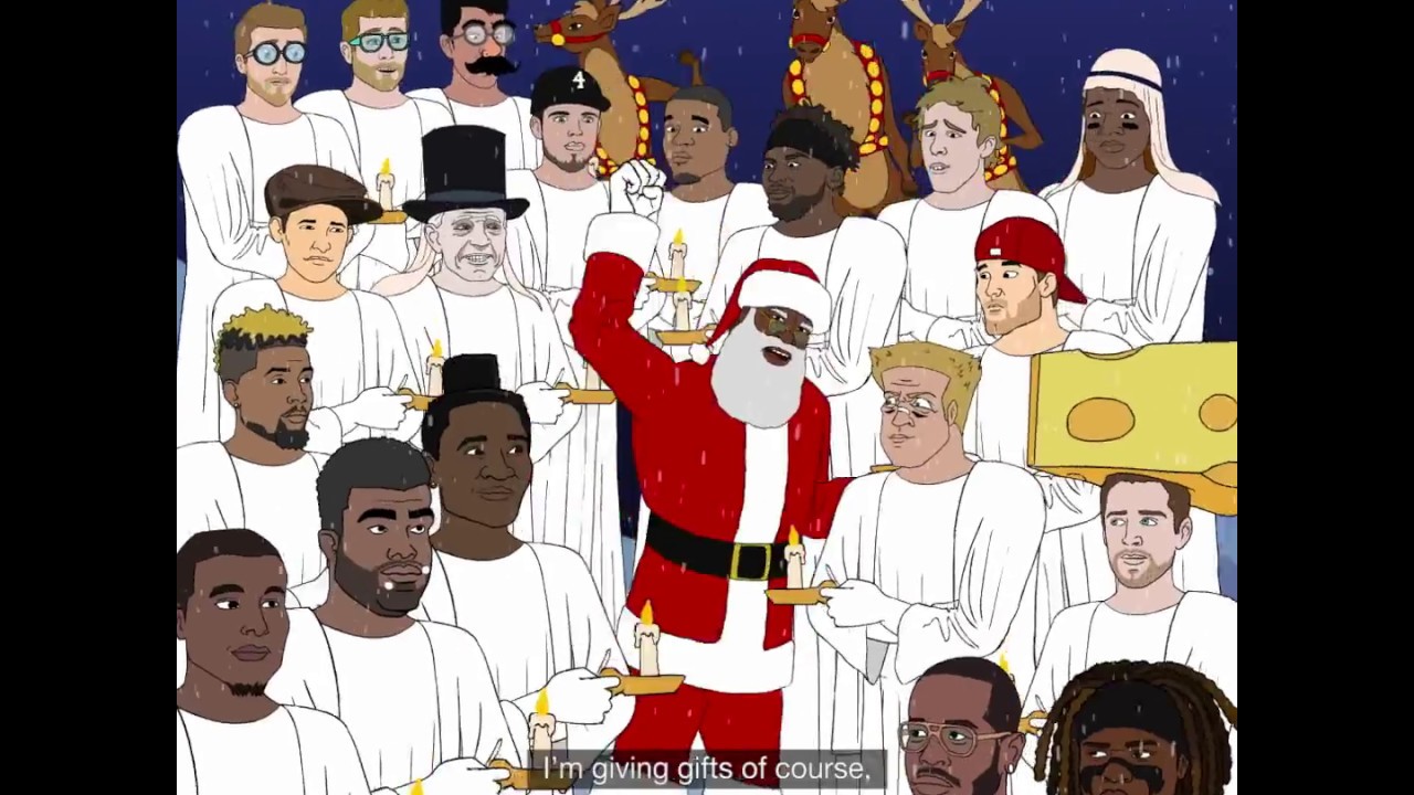 Gridiron Heights, Ep. 15: Santa Claus Gives Gift of Football in Christmas Rap background
