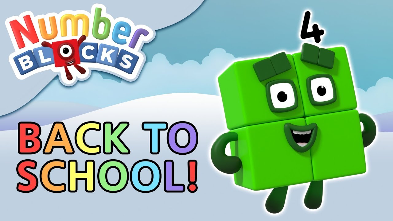 Numberblocks - Back to School | Learning Cartoons for Kids | Learn to Count 📚✏️