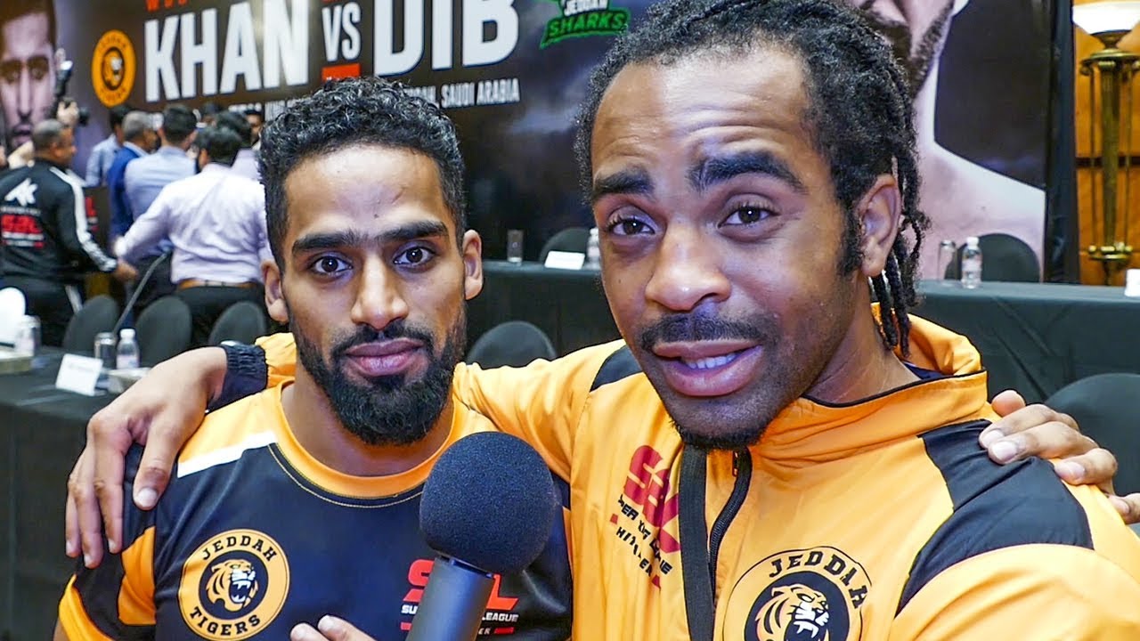 The BOXING TIGERS - Meet Zuhayr Al-qahtani and sparring partner Sam McKay backdrop
