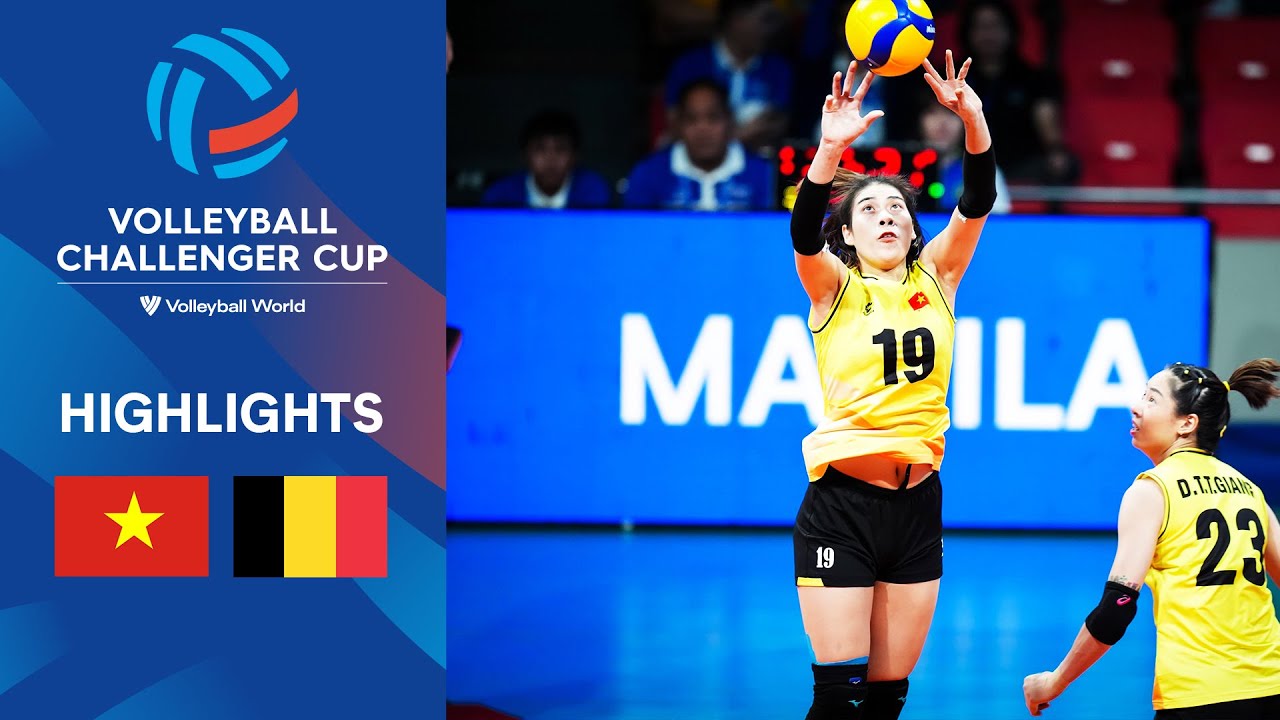 π»π³ VIE vs. π§πͺ BEL - Bronze Medal | Volleyball Challenger Cup Women | Highlights backdrop