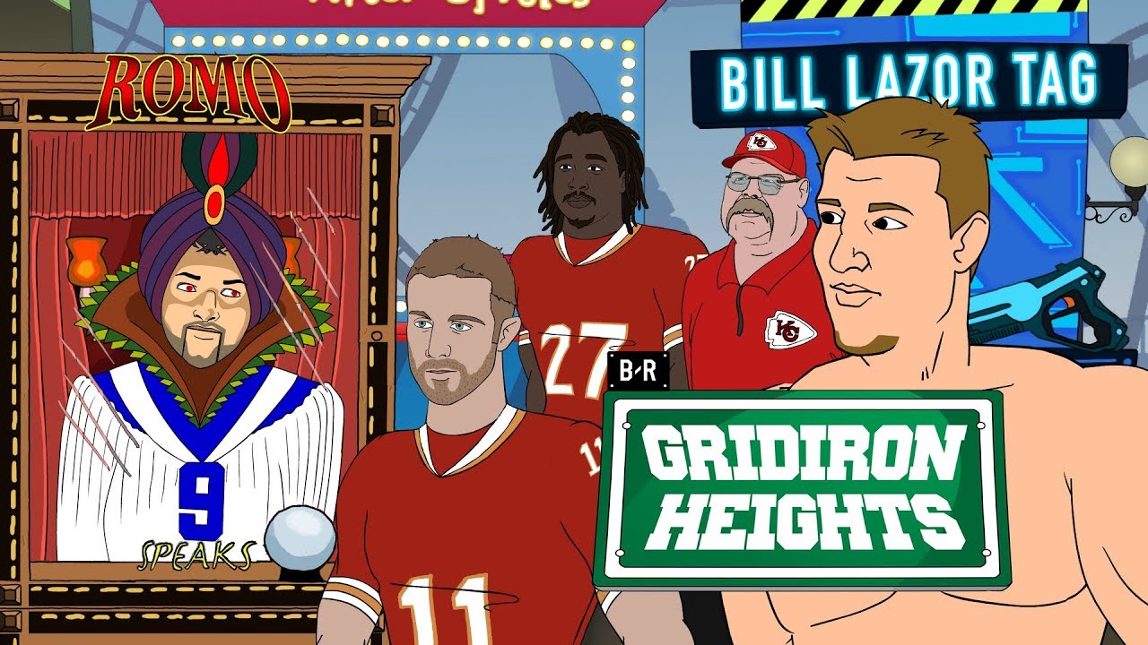 Gridiron Heights, Season 2, Ep. 5: Romo Predicts a “6/9” in Gronk’s Future background