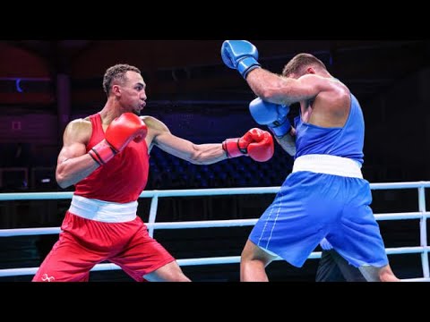 Benjamin Whittaker (GBR) vs. Liridon Nuha (SWE) European Olympic Qualifiers 2021 QF’s (81kg) background