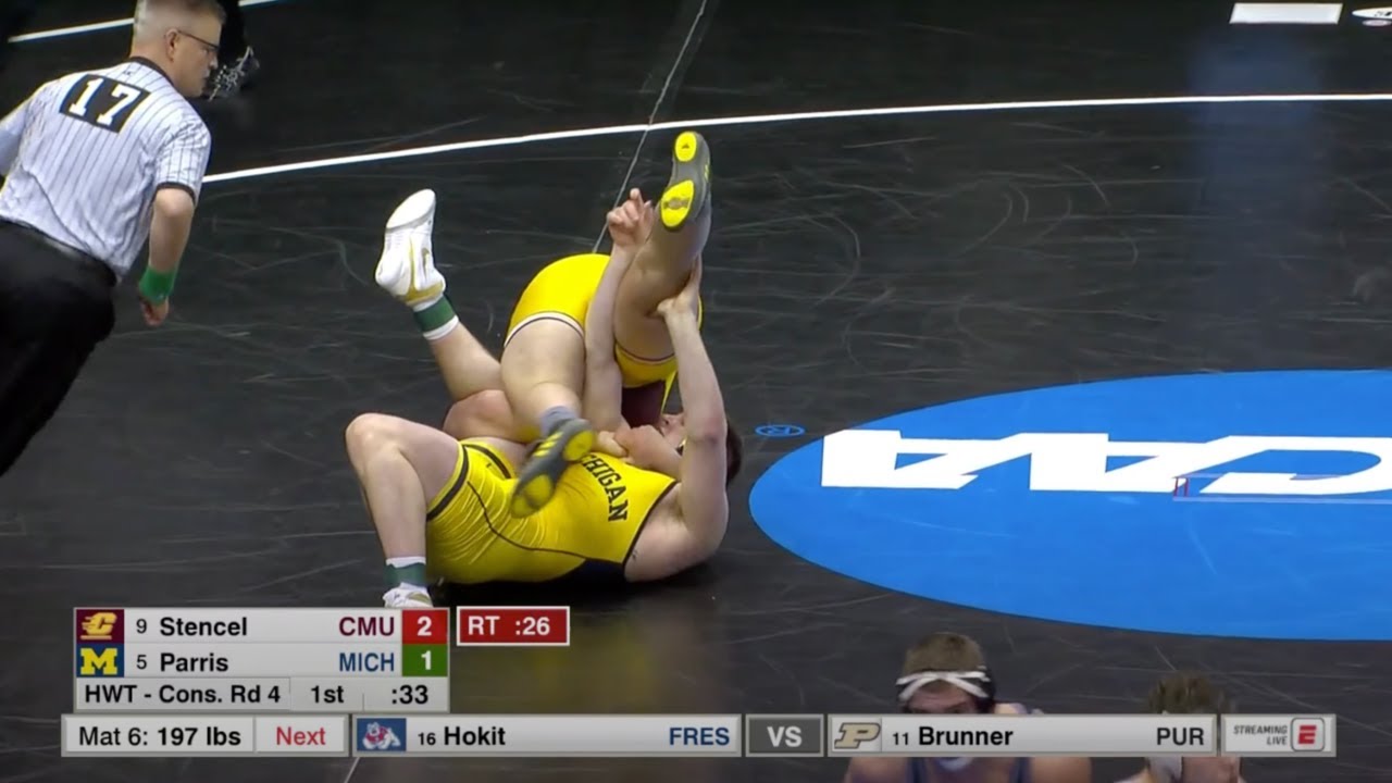 HWT Matt Stencel (Central Michigan) vs Mason Parris (Michigan)