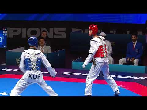 Fujairah 2018 WT GP Final SF M 68kg Dae hoon LEE KOR Yu jen HUANG TPE