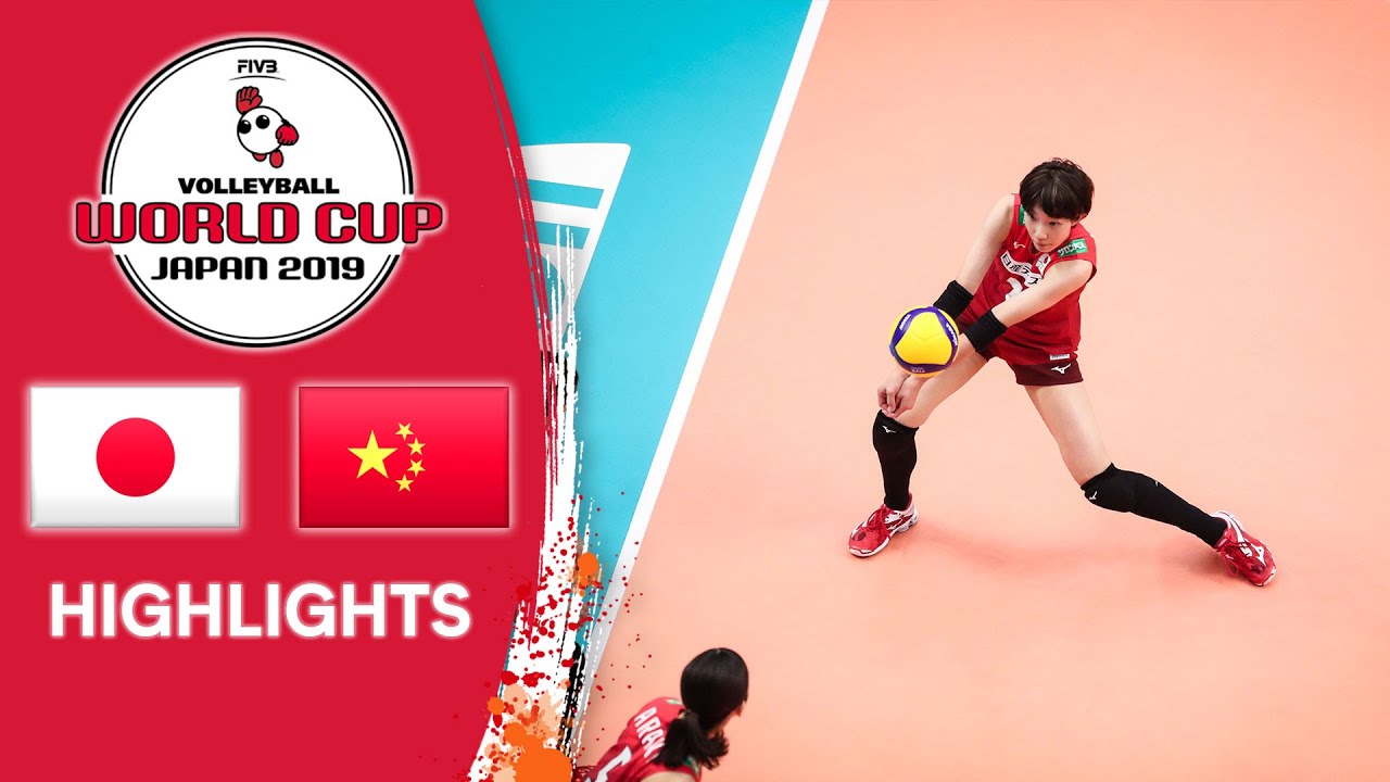 JAPAN vs. CHINA - Highlights | Women's Volleyball World Cup 2019 background