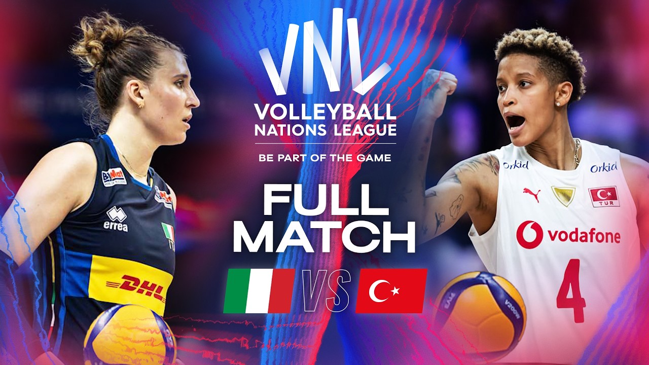 Italy ЁЯЗоЁЯЗ╣ vs. T├╝rkiye ЁЯЗ╣ЁЯЗ╖ - 2024 VNL | Full Match - Week 1