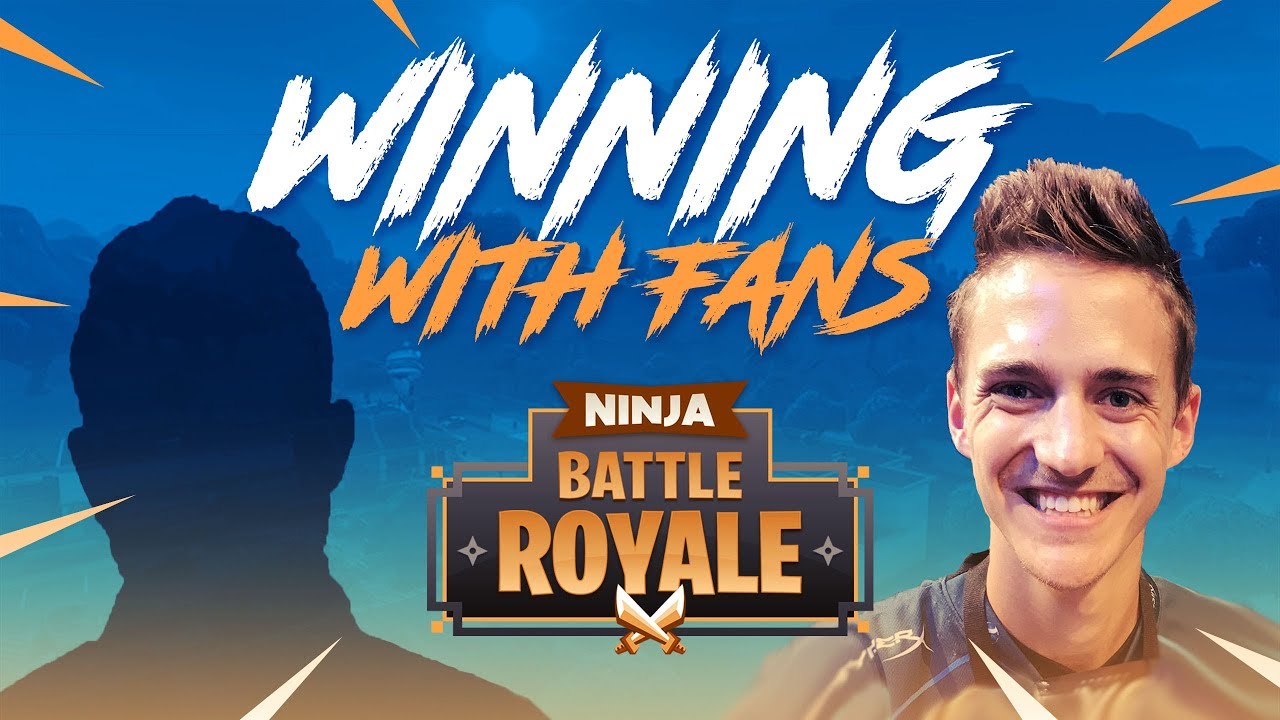 Winning With Fans #4!! - Fortnite Battle Royale Gameplay - Ninja background