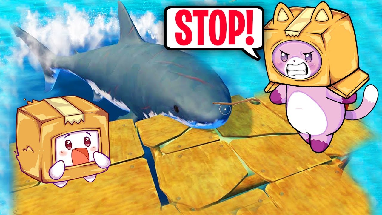 Can FOXY & BOXY Survive 24 Hours On A RAFT?! (A SHARK ATTACKED FOXY!) backdrop