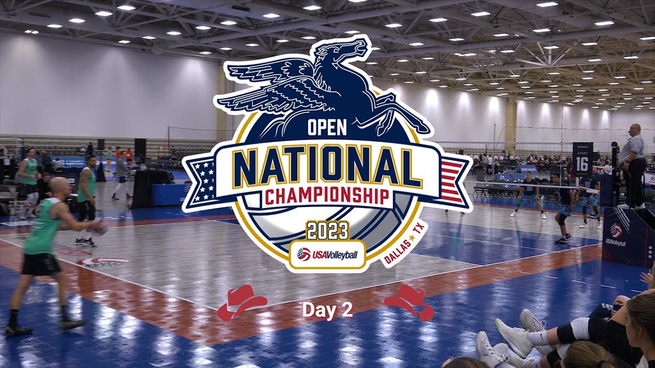 2023 USA Volleyball Open National Championship | Dallas | Day 2 Highlights background