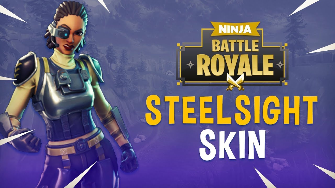 New Steelsight Skin!! - Fortnite Battle Royale Gameplay - Ninja background