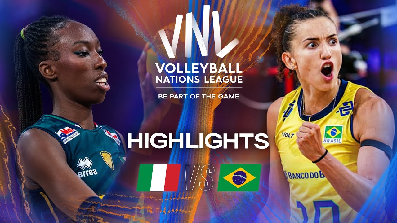Italy ๐ฎ๐น vs. Brazil ๐ง๐ท - Gold Match | Women's VNL 2025 - Highlights background