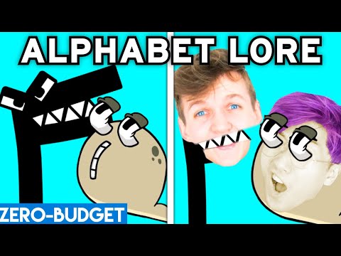 YOUTUBE WITH ZERO BUDGET! *COMPILATION* (ALPHABET LORE, SPONGEBOB, RAINBOW FRIENDS, & MORE) background