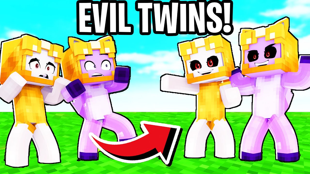 Foxy & Boxy Meet Their EVIL TWINS In MINECRAFT! (LankyBox Minecraft Movie)