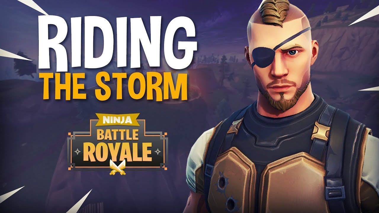 Riding The Storm!! - Fortnite Battle Royale Gameplay - Ninja & Hysteria background
