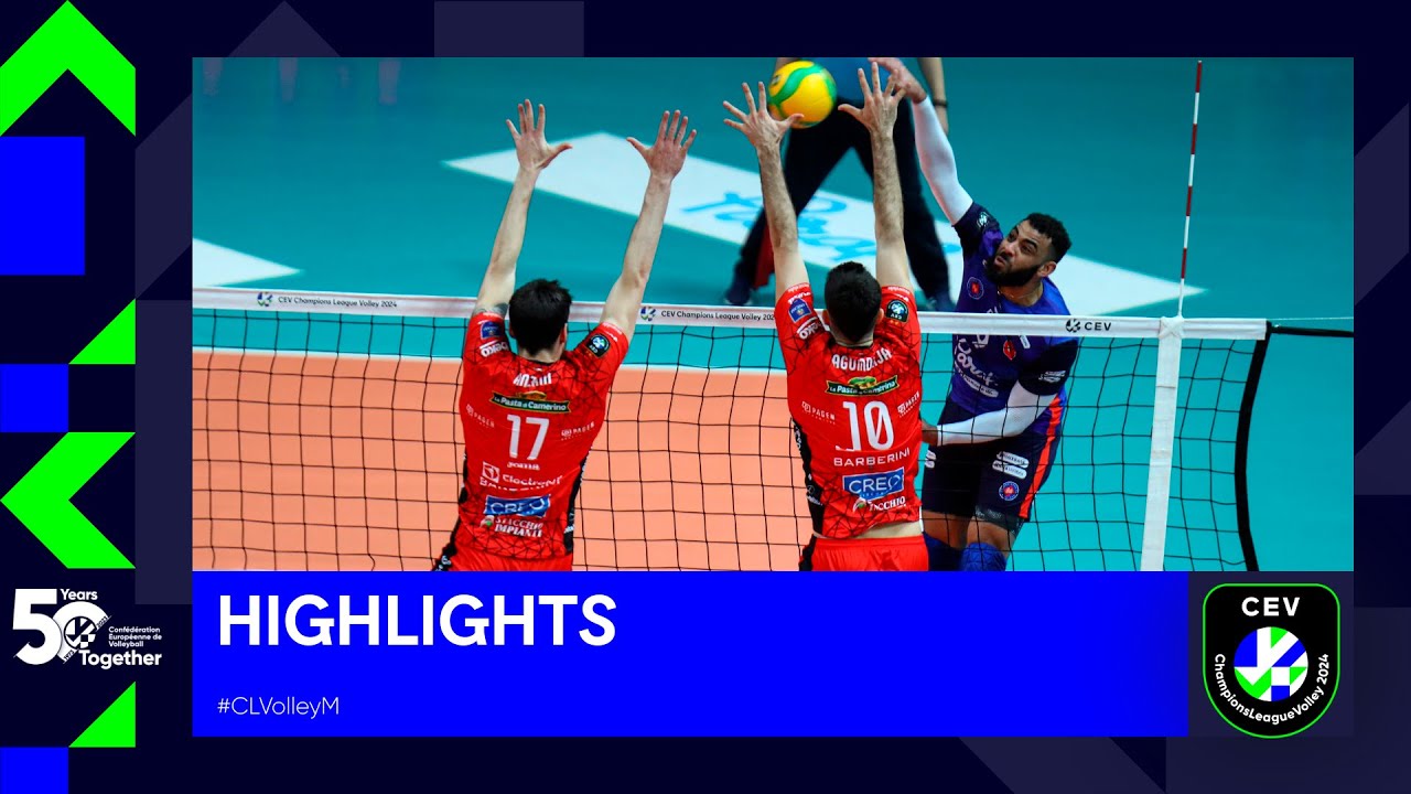 Halkbank ANKARA vs. Cucine Lube CIVITANOVA - Match Highlights background