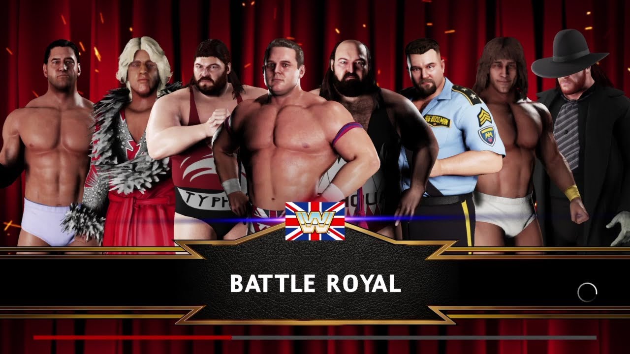 Battle Royale at the Royal Albert Hall. WWE 2K18 backdrop