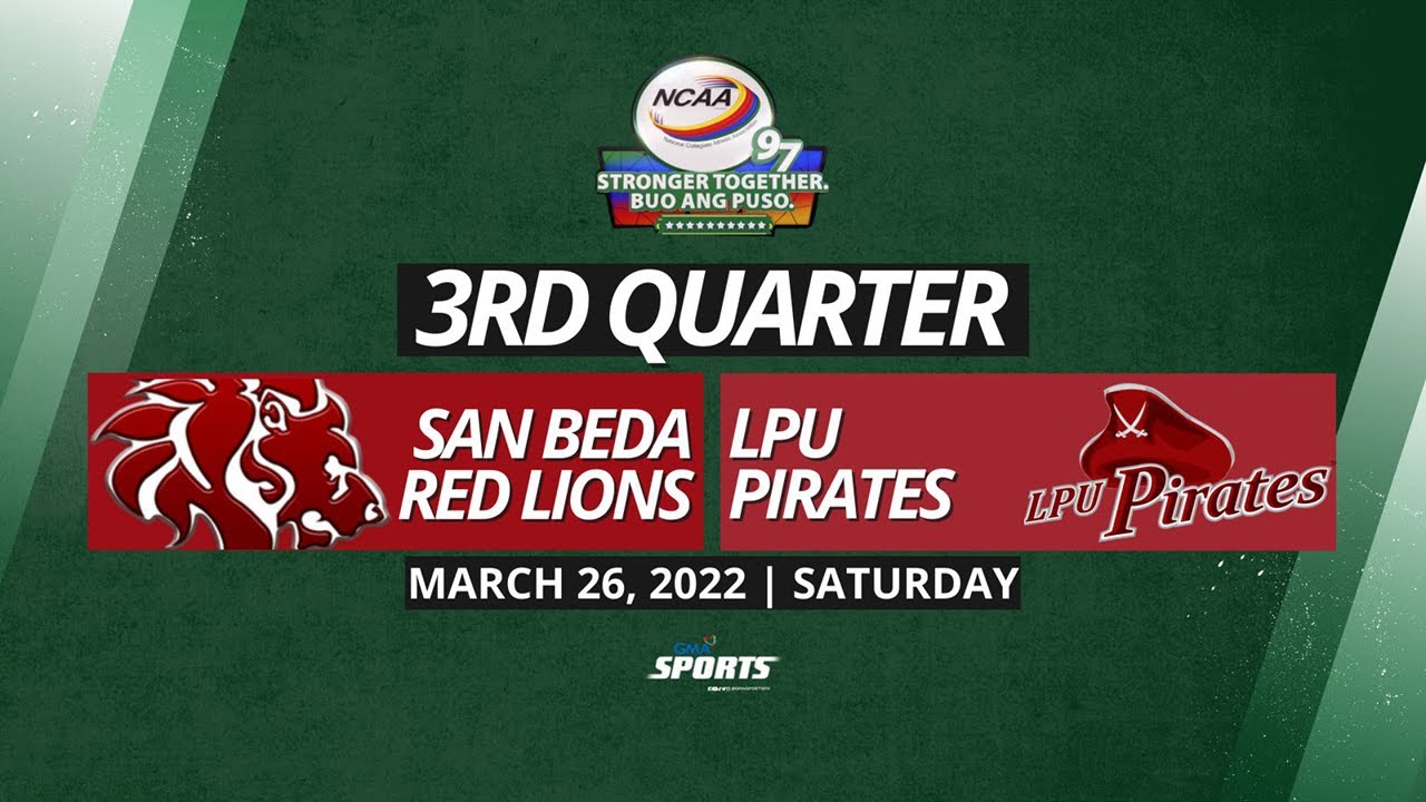 San Beda vs. Lyceum | Third Quarter | NCAA Season 97 background