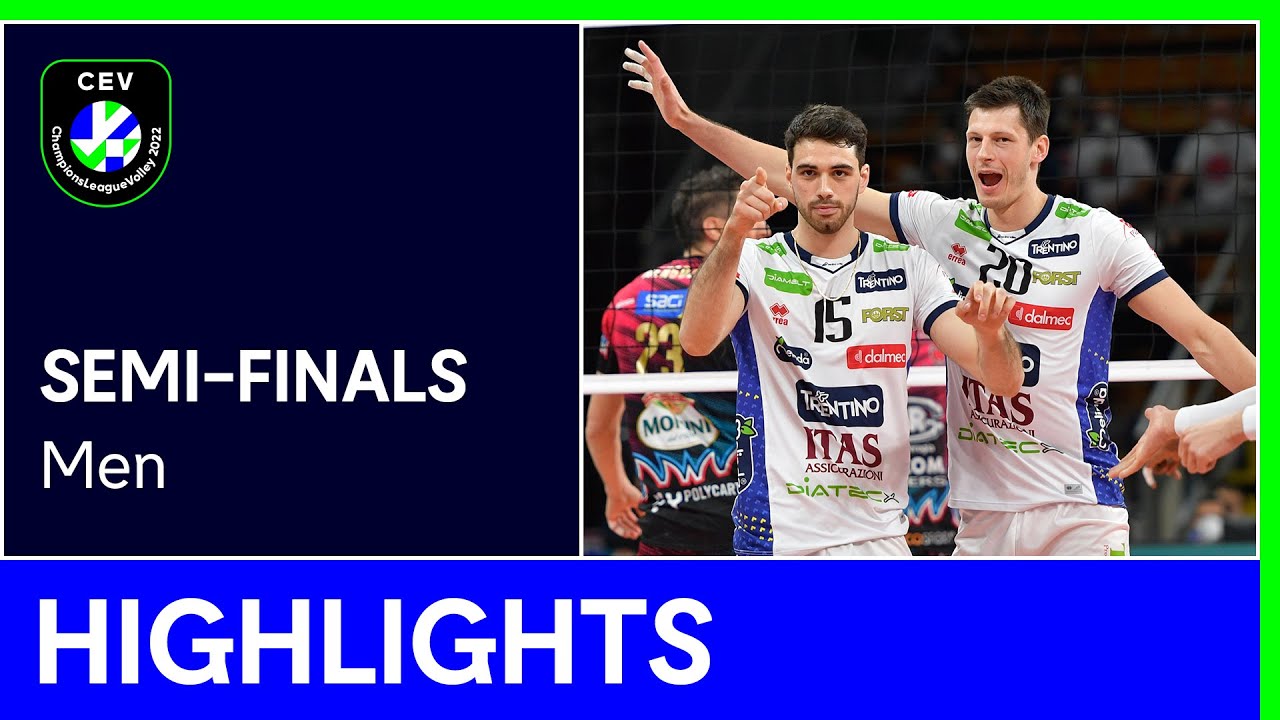 Highlights | Sir Sicoma Monini PERUGIA vs. TRENTINO Itas | CEV Champions League Volley 2022 background