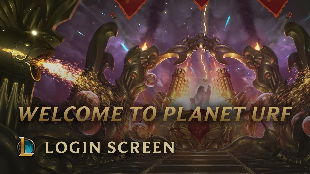 Welcome to Planet Urf | Login Screen - League of Legends background