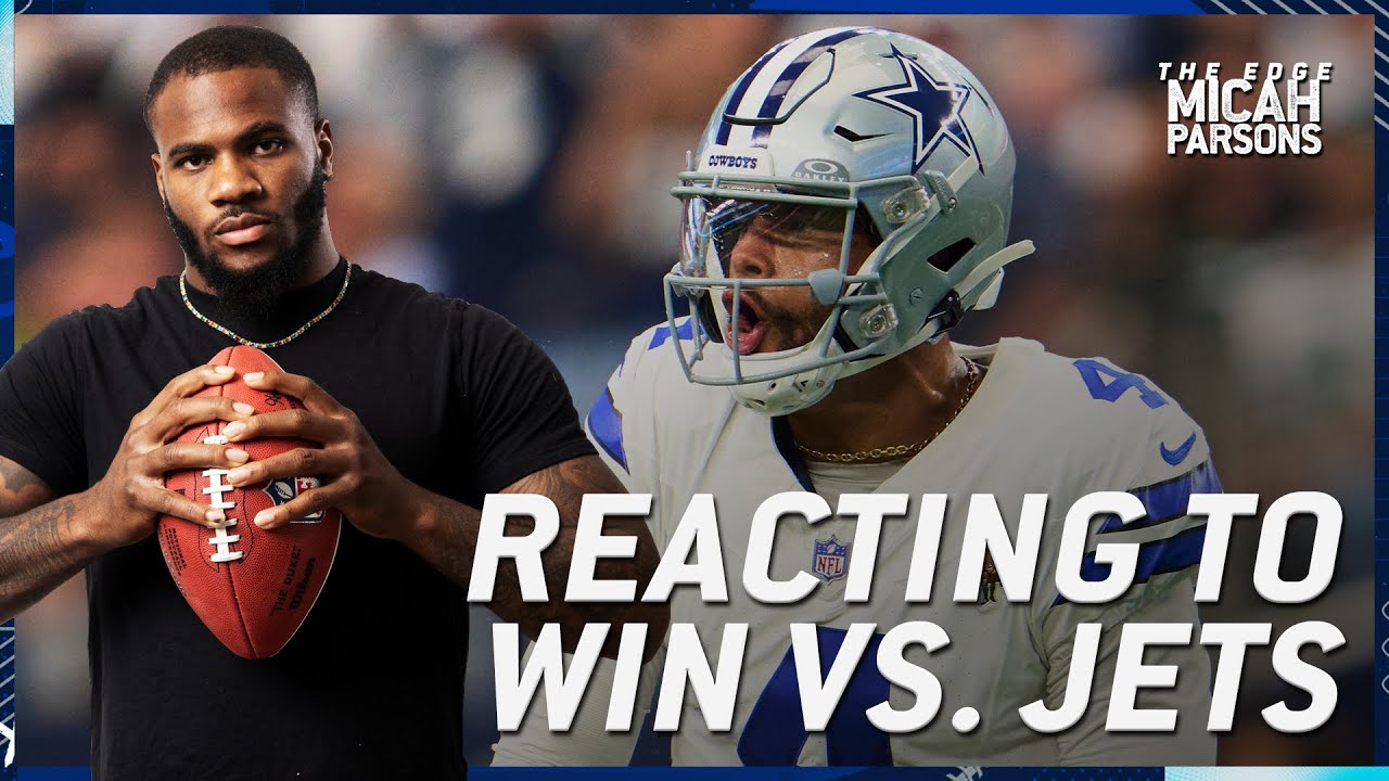 Micah Parsons Reacts to Cowboys Critics, Beating the Jets and Travis Hunter | The Edge, Ep. 2 background