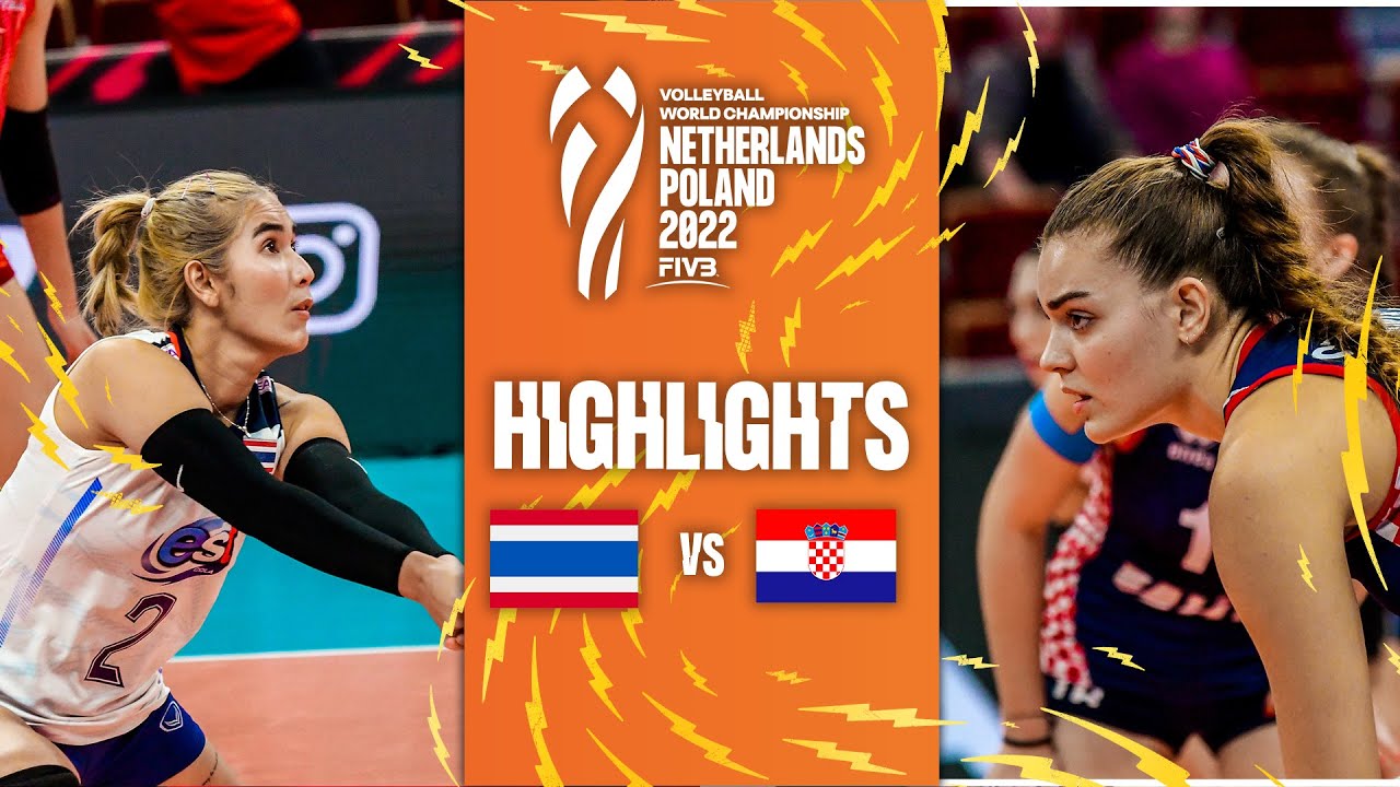 🇹🇭 THA vs. 🇭🇷 CRO - Highlights Phase 1 | Women's World Championship 2022 background