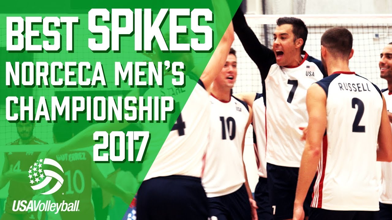 Best Spikes from NORCECA Men's Championship 2017 | USA Volleyball background