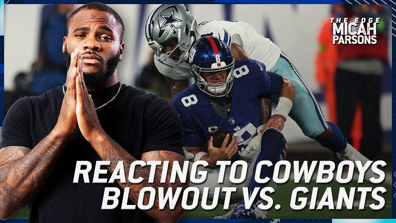 Micah Parsons Reacts to Crushing Giants, Ranks NFC Contenders & Bosa's Contract | The Edge Ep. 1 background