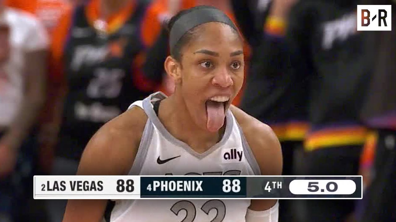A'ja Wilson Hits Game-Winner to Give Aces 3-0 Lead in WNBA Finals background