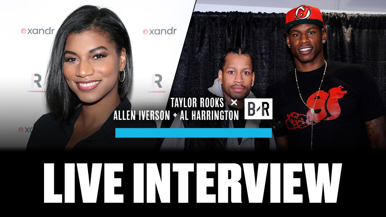 Allen Iverson & Al Harrington Talk NBA Fashion, Top 5 Players, Weed Business | Taylor Rooks Vodcast background