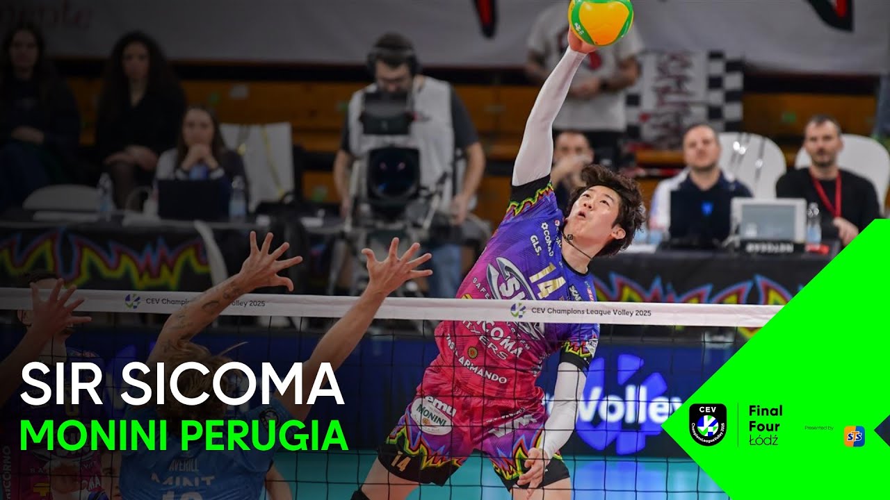 Focus on Final Four Lodz I Perugia's Title Dreams lead by Yลซki Ishikawa background