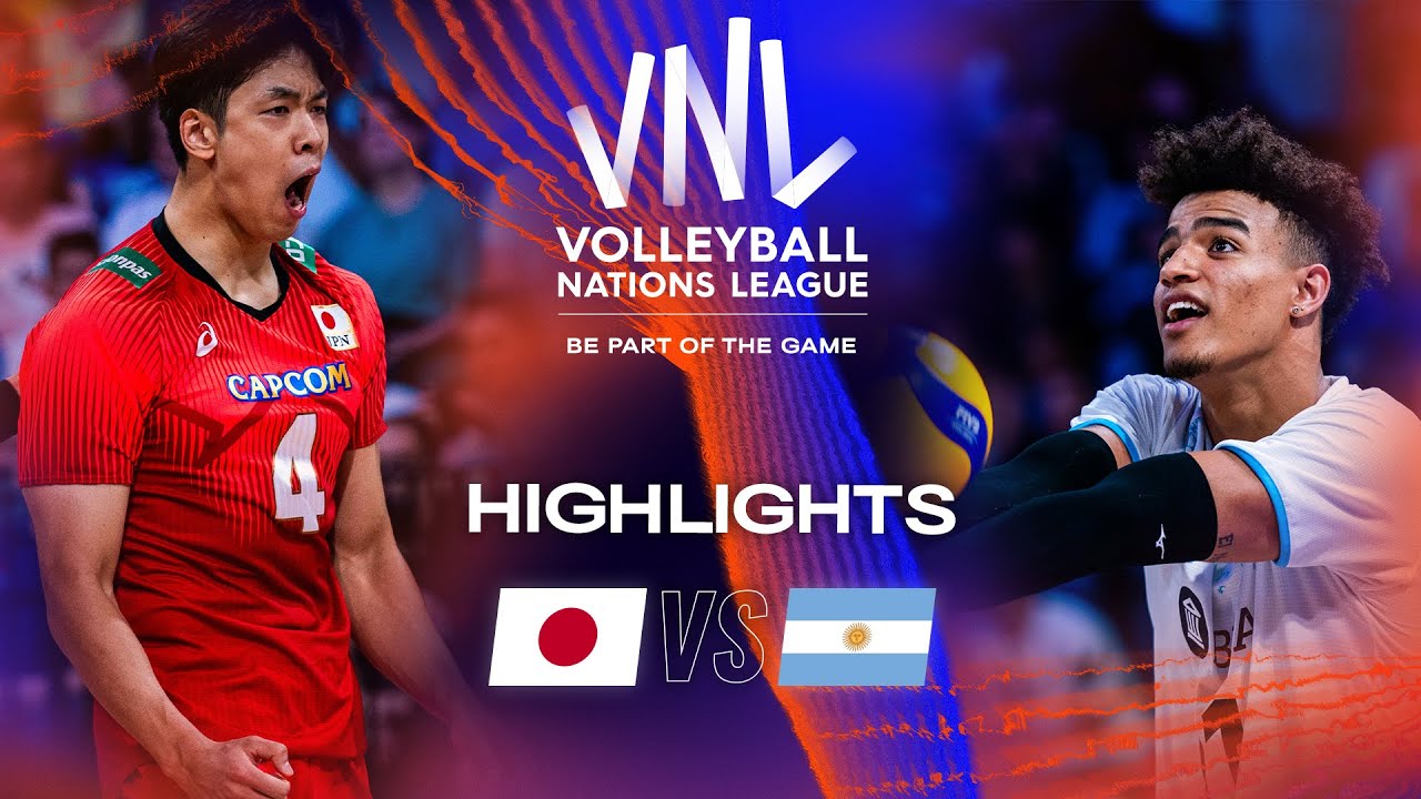 π―π΅ JPN vs. π¦π· ARG - Highlights Week 2 | Men's VNL 2023