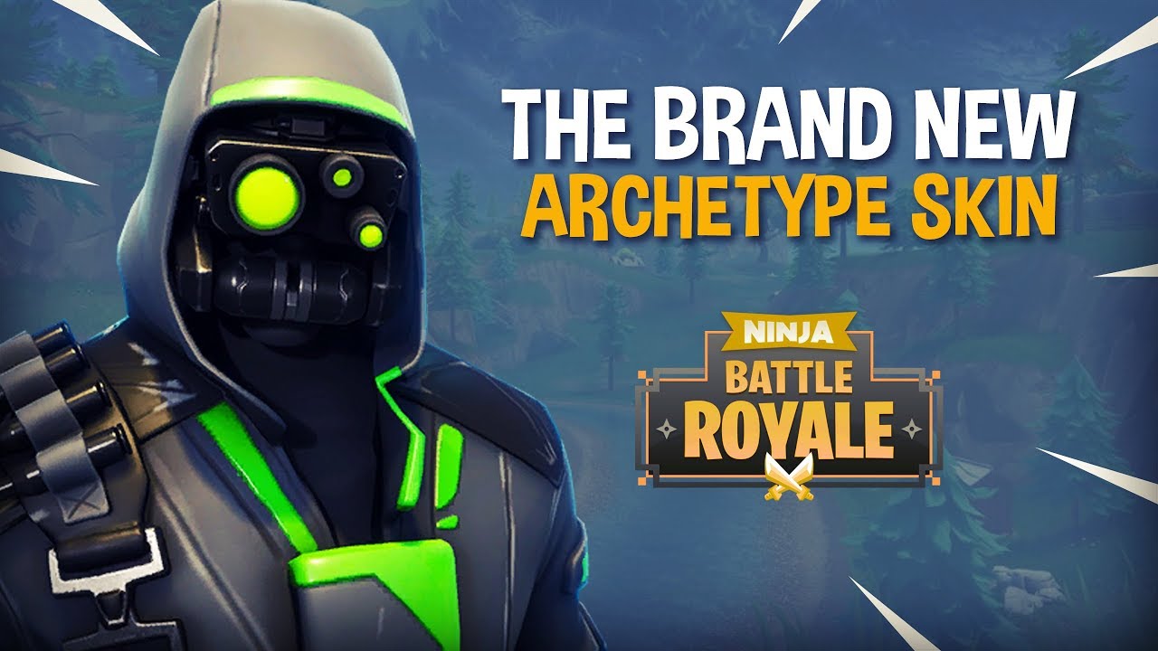 The Brand New Archetype Skin!! - Fortnite Battle Royale Gameplay - Ninja background