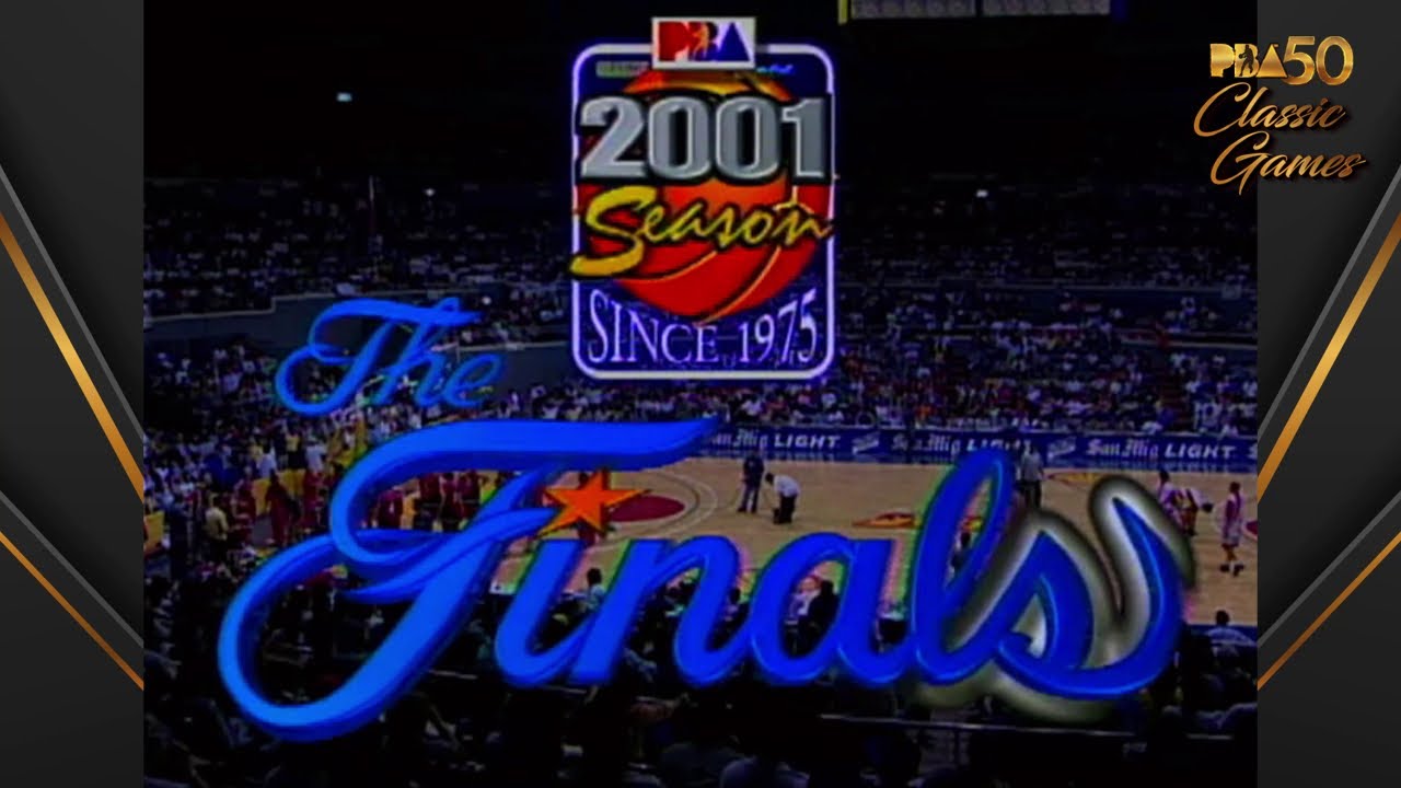 PBA Classic Games: 2001 All Filipino Finals G5 – San Miguel vs Ginebra | 1st Quarter (May 16, 2001) backdrop