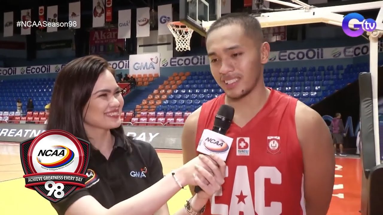 NCAA Season 98 | Courtside Challenge: JC Luciano and Jimly Lantaya | Game On (Oct. 5, 2022) background