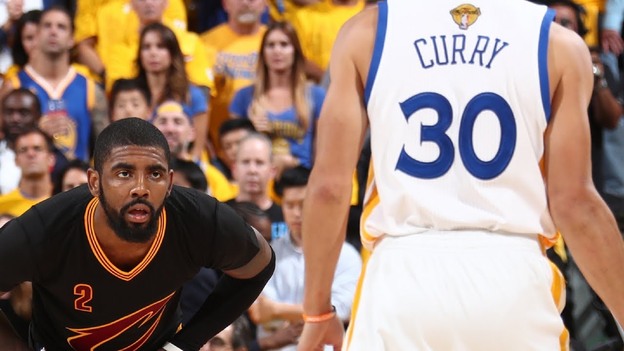 NBA Finals 2017: Stephen Curry vs. Kyrie Irving Full Duel backdrop