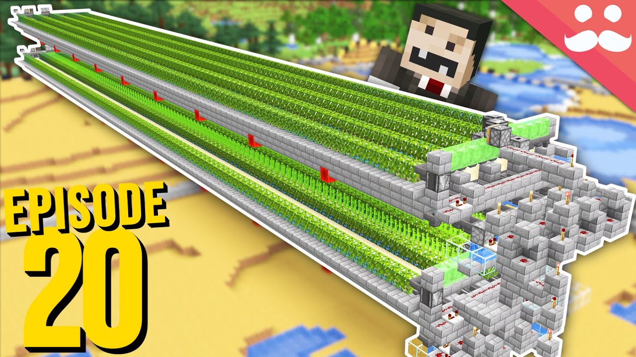 Hermitcraft 7: Episode 20 - HUGE Industrial Farm background