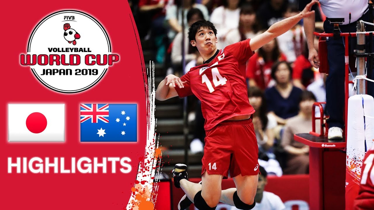 JAPAN vs. AUSTRALIA - Highlights | Men's Volleyball World Cup 2019 backdrop
