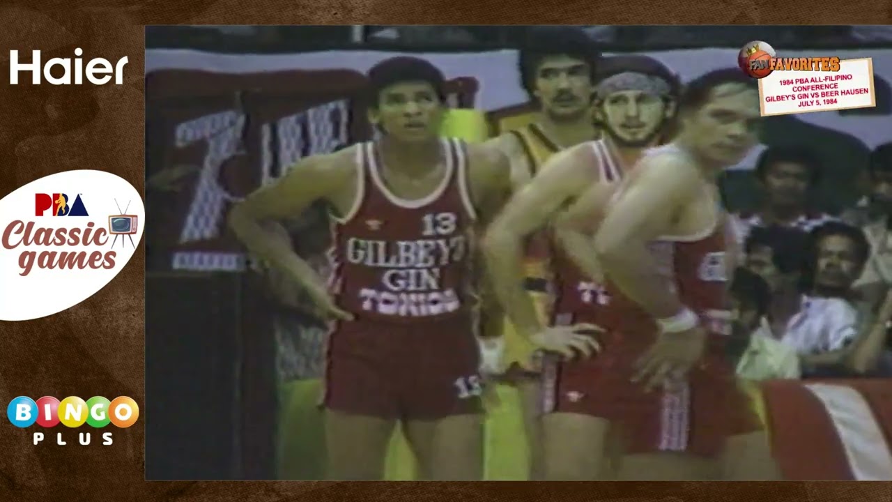 #PBAClassicGames GILBEY'S GIN VS. BEER HAUSEN | 1984 All Filipino Conference | SEMIS - 4th Quarter backdrop