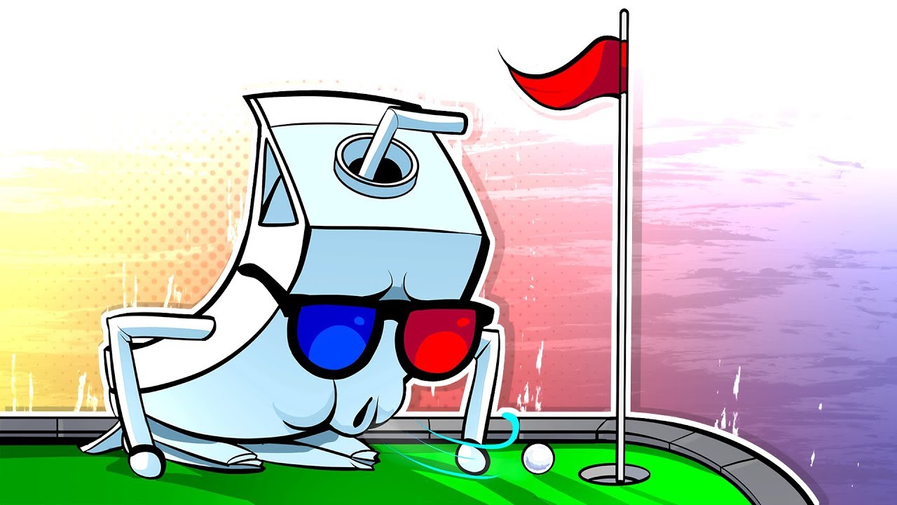 Trick Shot MASTER! - Golf It (Funny Moments) background