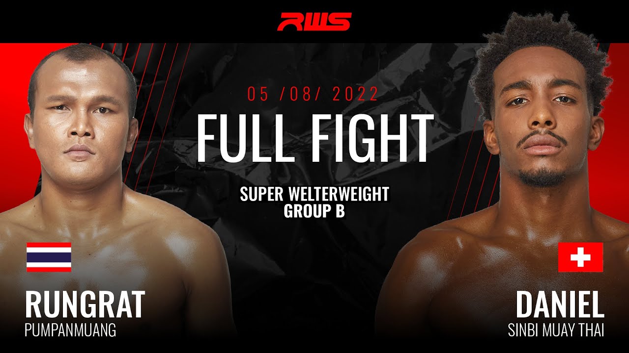 RWS FULL FIGHT | รุ่งรัตน์ พุ่มพันธุ์ม่วง vs. แดเนียล ซินบีมวยไทย | Rungrat vs. Daniel background