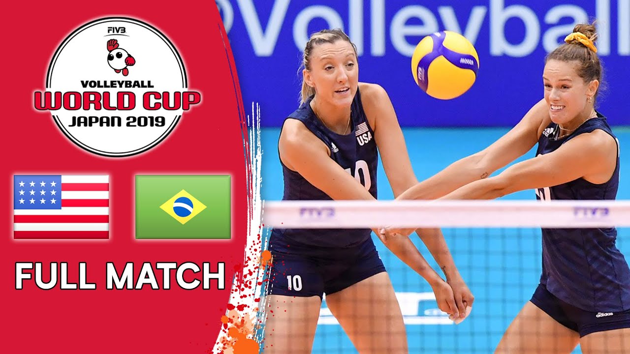 USA 🆚 Brazil - Full Match | Women’s Volleyball World Cup 2019 background
