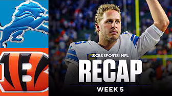 Lions Stay Hot Behind Explosive Offense in Win Over Struggling Bengals | Game Recap backdrop