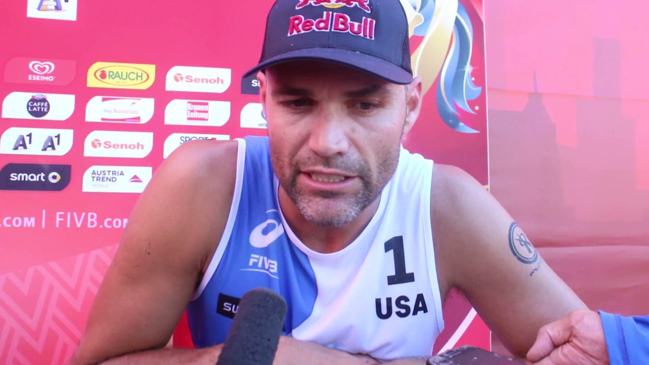 Olympians Phil Dalhausser and Nick Lucena tie for fifth at Beach World Championships background