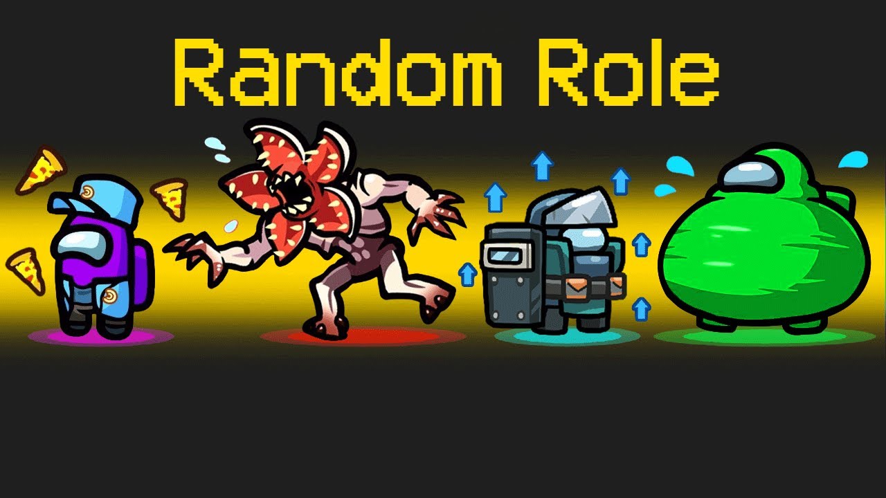 RANDOM ROLES *2* in Among Us background